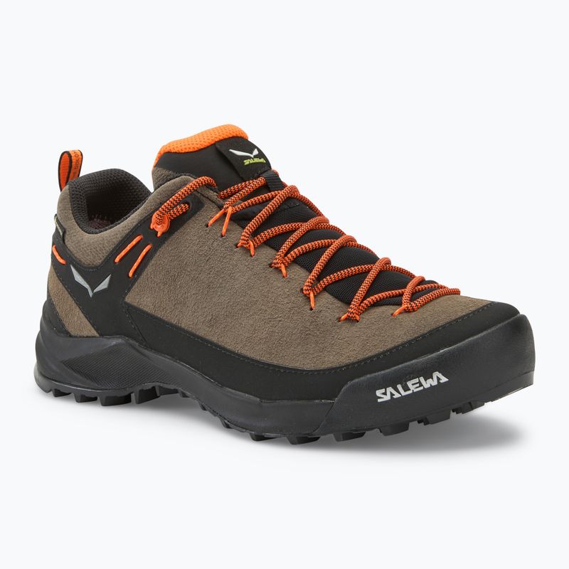 Salewa Wildfire Leather GTX Herren Wanderschuhe Bungee Cord/Schwarz