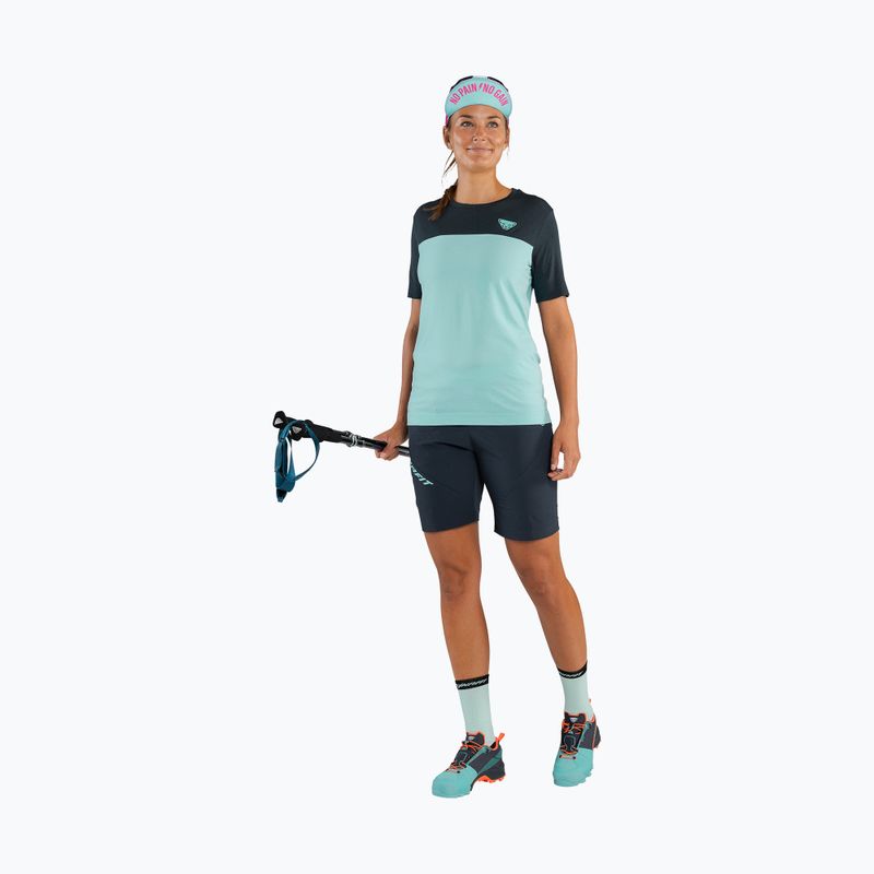 DYNAFIT Traverse S-Tech Damen Wander-T-Shirt blau 08-0000071553