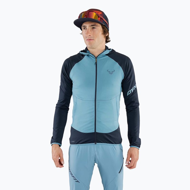 Herren DYNAFIT Transalper Light Polartec Kapuzenpulli Heidelbeere Sturm blau