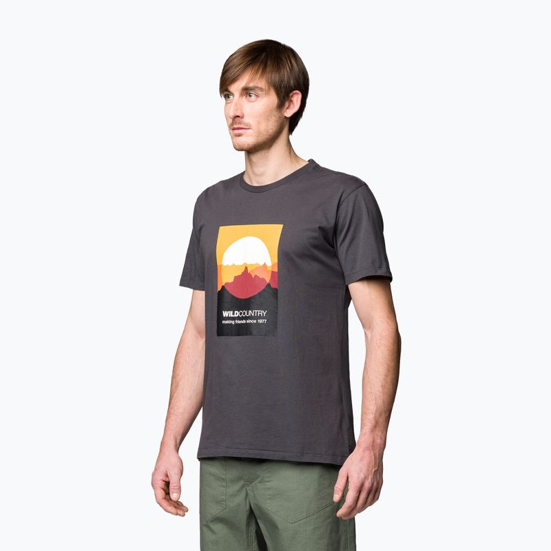 Herren Wild Country Heritage graues Kletter-T-Shirt 40-0000095240