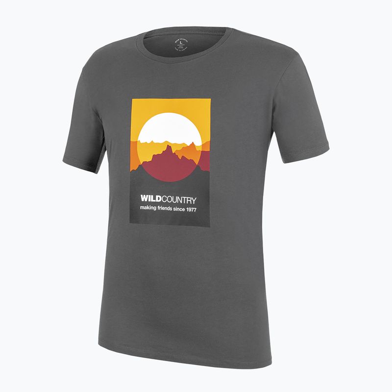 Herren Wild Country Heritage graues Kletter-T-Shirt 40-0000095240