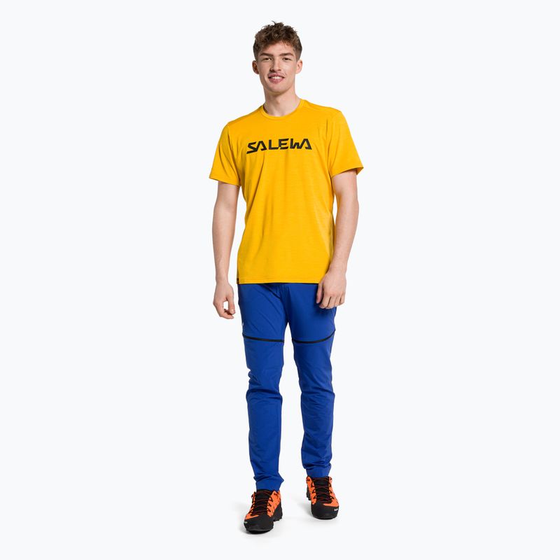 Salewa Herren-Trekkinghemd Puez Hybrid 2 Dry gelb 27397 2