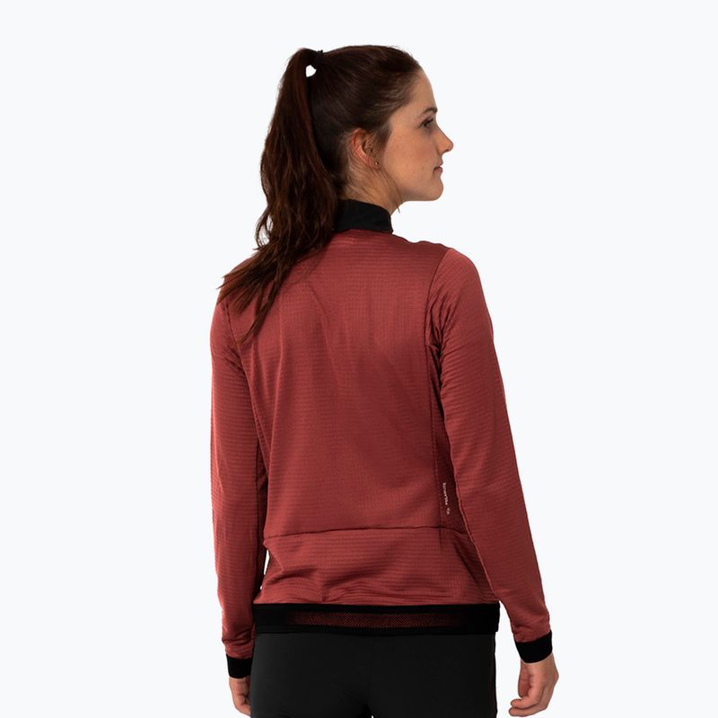 Sweatshrit Hoodie Trekking Damen Salewa Pedroc PL 2 syrah 3