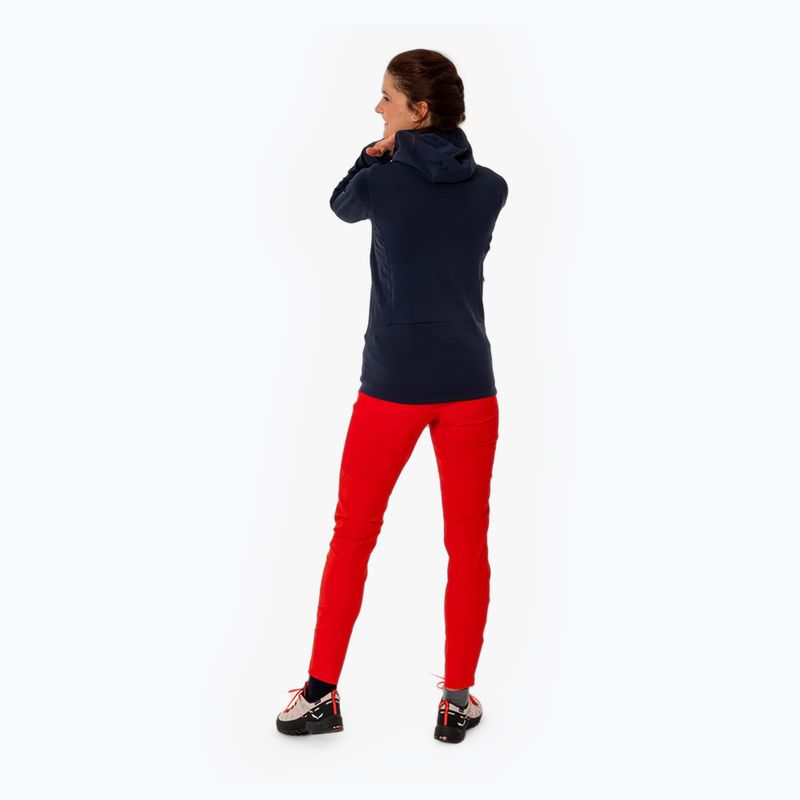 Salewa Damen-Trekking-Sweatshirt Agner Polarlite Hooded navy blau 00-0000028558 2