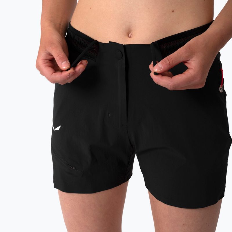Damen-Trekking-Shorts Salewa Pedroc Pro Dst Cargo schwarz aus 4