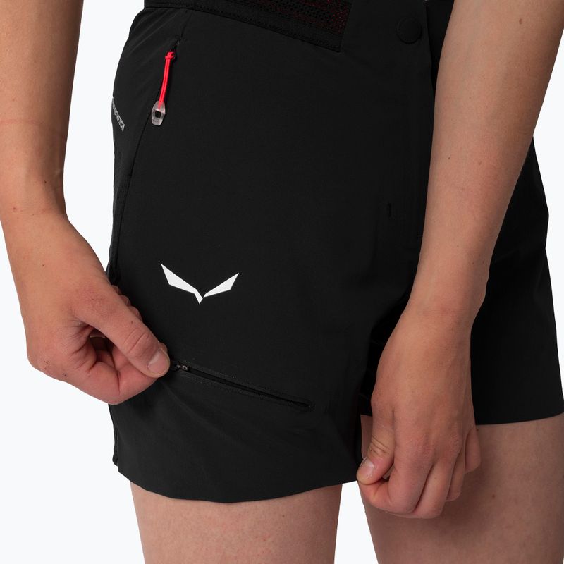 Damen-Trekking-Shorts Salewa Pedroc Pro Dst Cargo schwarz aus 5