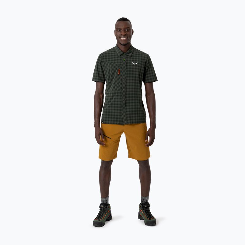 Herren Salewa Puez Dry S/S Hemd dunkel oliv 2