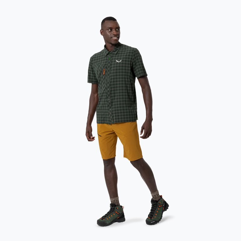 Herren Salewa Puez Dry S/S Hemd dunkel oliv 4