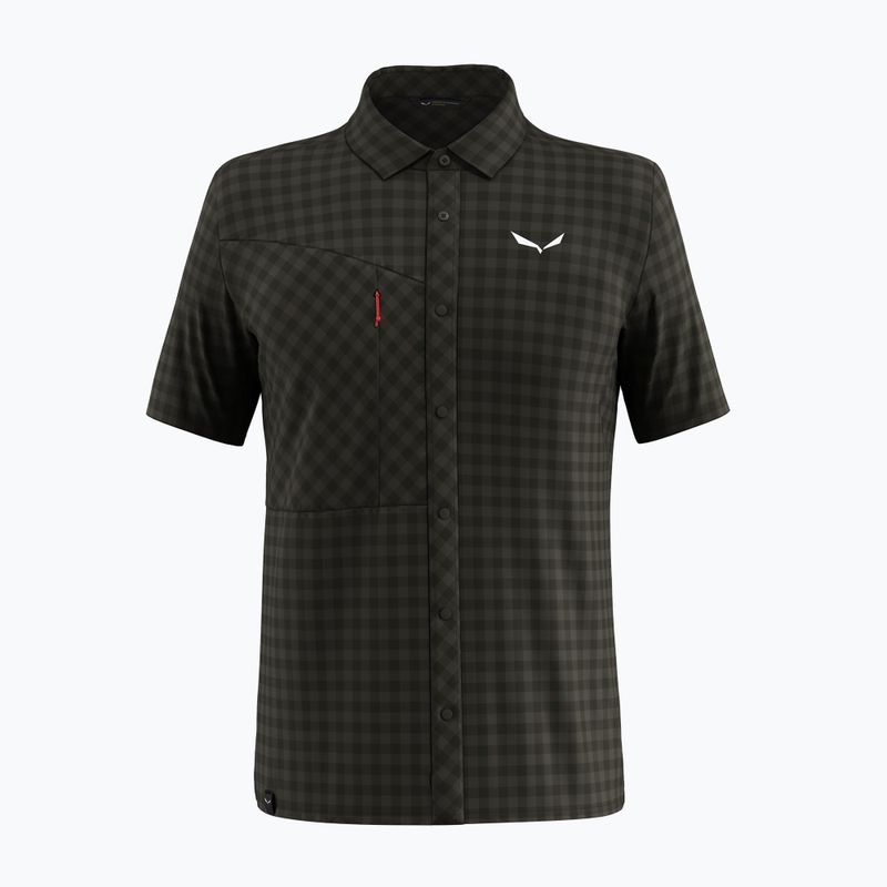 Herren Salewa Puez Dry S/S Hemd dunkel oliv 5
