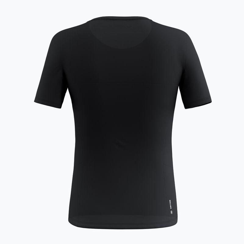 Damen-Trekking-T-Shirt Salewa Puez Sporty Dry black out 2
