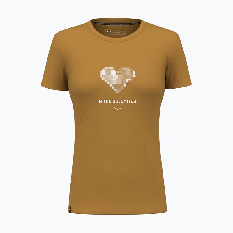 Shirt Damen Salewa Pure Heart Dry golden brown 3