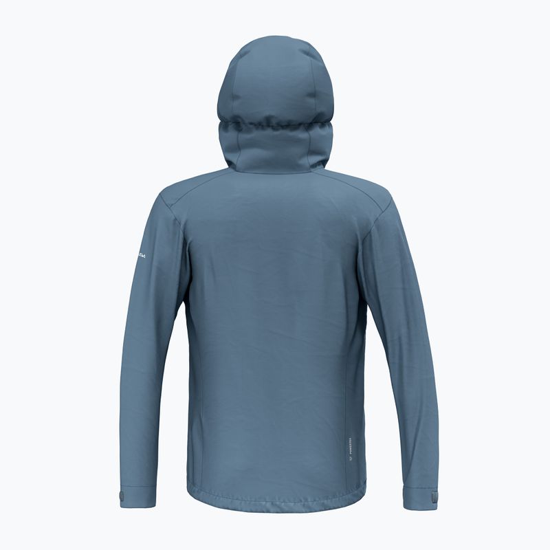 Regenjacke Herren Salewa Puez Aqua 4 PTX 2.5L java blue 2