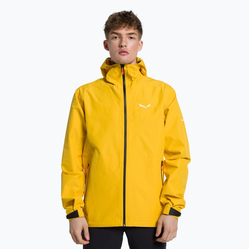 Salewa Herren Regenjacke Puez Aqua 4 PTX 2.5L gelb 00-0000028615