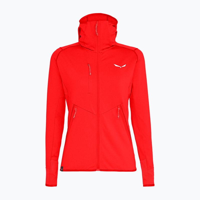 Salewa Damen Fleece Agner Hybrid PL/DST FZ Hoody rot 00-0000027372 4