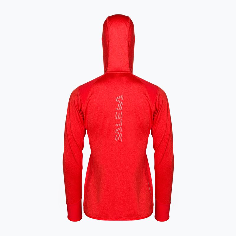 Salewa Damen Fleece Agner Hybrid PL/DST FZ Hoody rot 00-0000027372 2