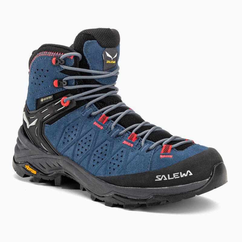 Damen-Trekkingstiefel Salewa Alp Trainer 2 Mid GTX blau 00-0000061383