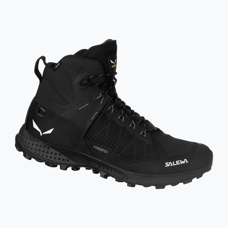 Damen-Trekkingstiefel Salewa Pedroc Pro Mid Ptx schwarz / schwarz 8