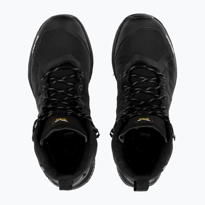 Damen-Trekkingstiefel Salewa Pedroc Pro Mid Ptx schwarz / schwarz 10