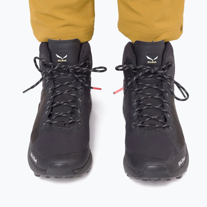 Damen-Trekkingstiefel Salewa Pedroc Pro Mid Ptx schwarz / schwarz 16