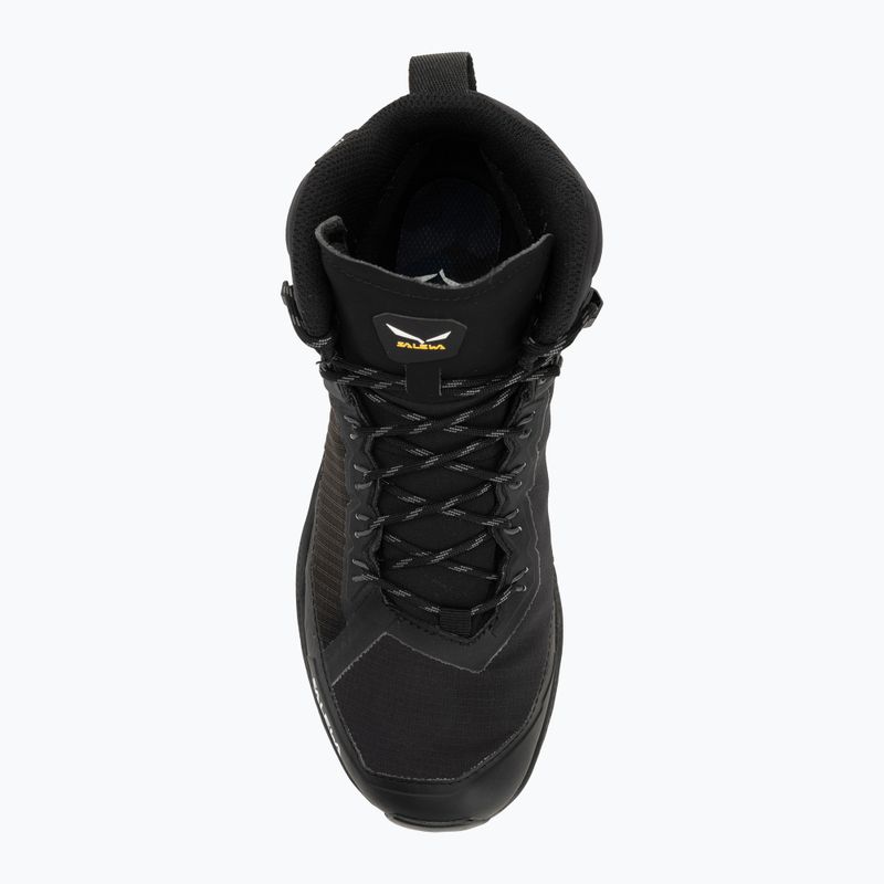 Damen-Trekkingstiefel Salewa Pedroc Pro Mid Ptx schwarz / schwarz 5