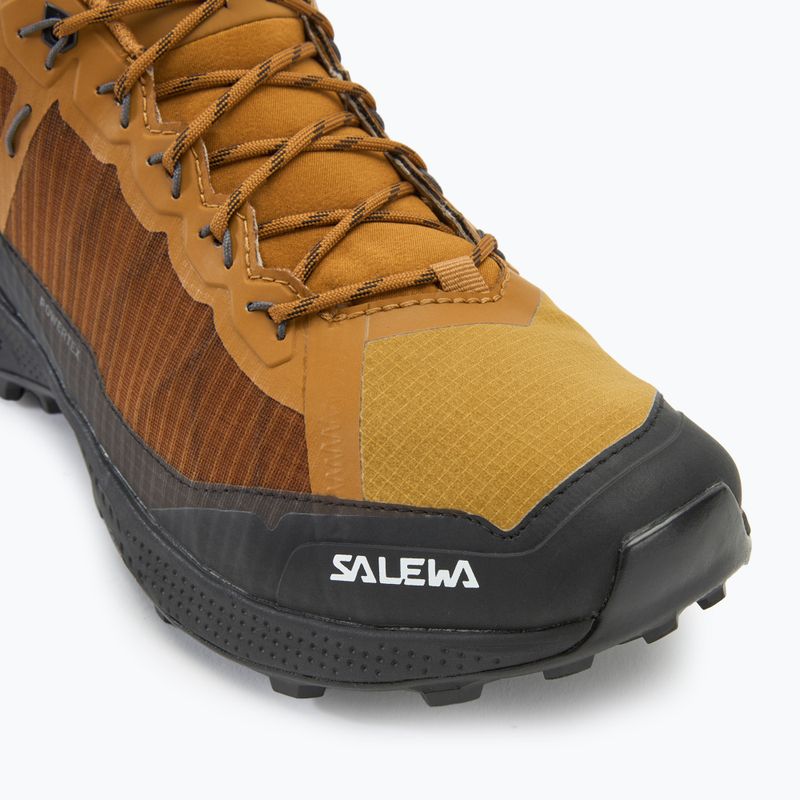 Herren-Trekkingstiefel Salewa Pedroc PTX goldbraun/schwarz 7