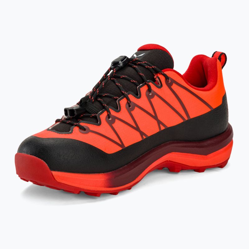 Trekkingschuhe Kinder Salewa Wildfire 2 Ptx fluo coral.syrah 7