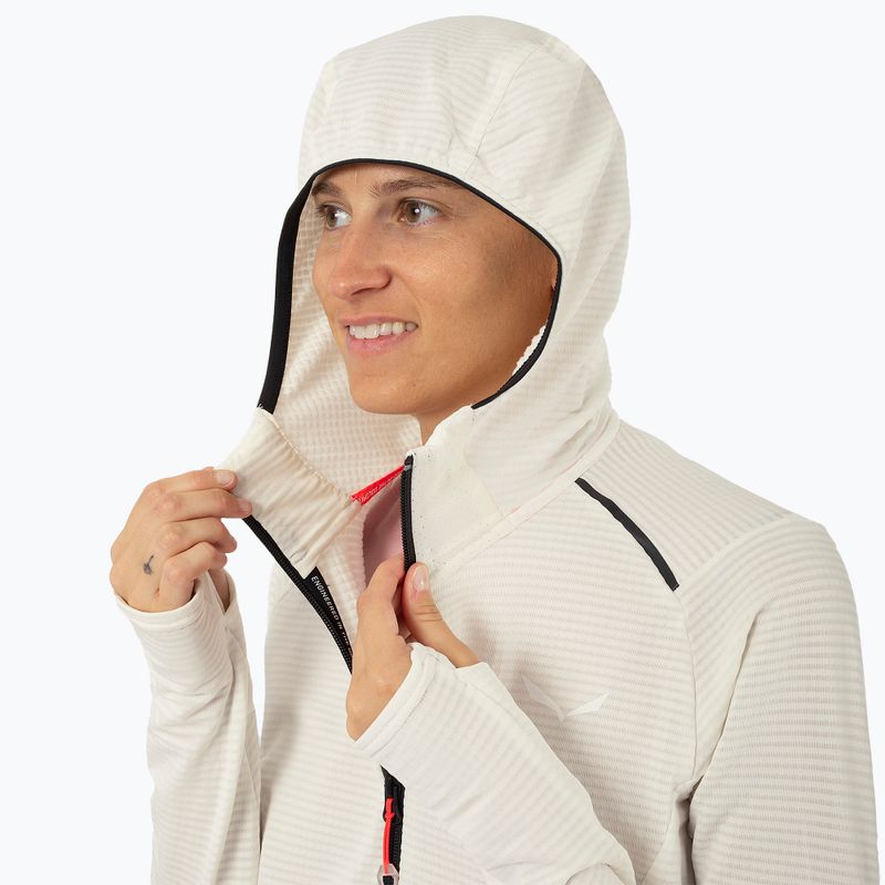 Hoodie Trekking Damen Salewa Pedroc PL Hooded white 4