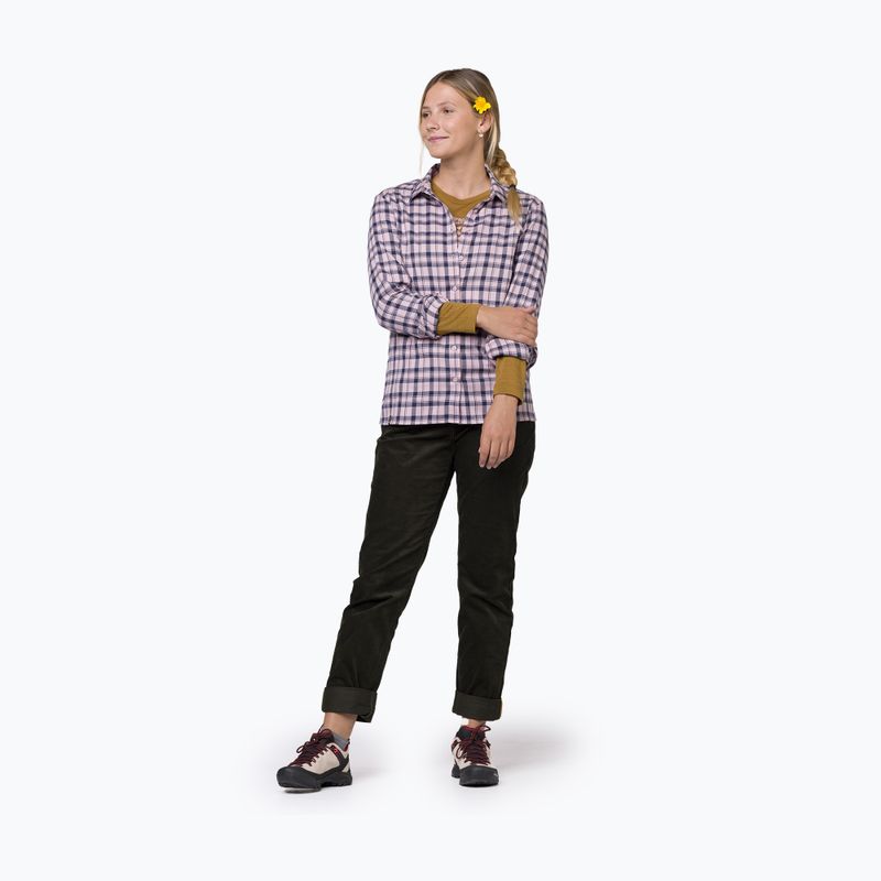 Salewa Damen Fanes Flannel 5PL Shirt zephyr/navy Blazer 2