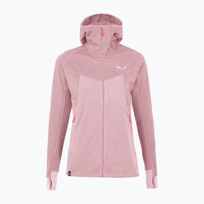 Salewa Damen Fleece-Sweatshirt Puez Hybrid PL FZ Hoody zephyr melange
