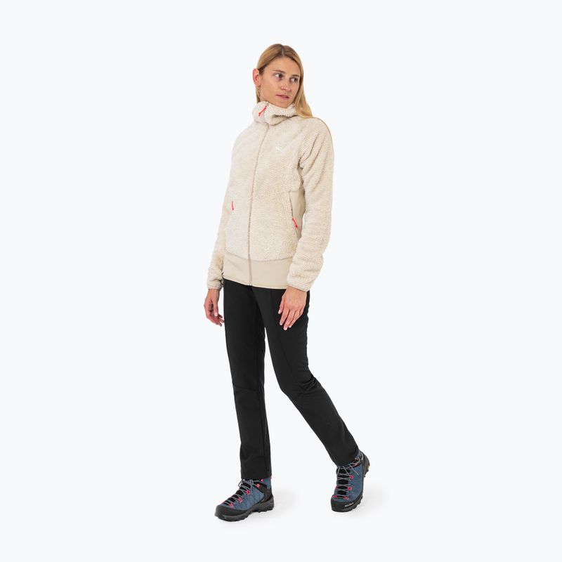 Damen-Trekking-Sweatshirt Salewa Tognazza PL Haferflocken melange 2