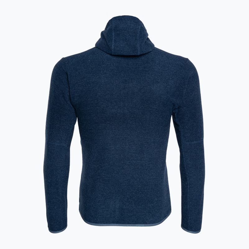 Herren Salewa Nuvolo EN Fleece-Sweatshirt dunkel Denim melange 2