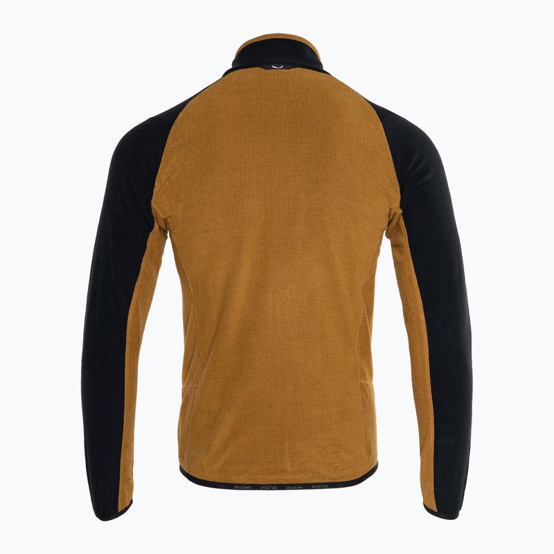 Herren Salewa Paganella EN Fleece-Sweatshirt goldbraun 2