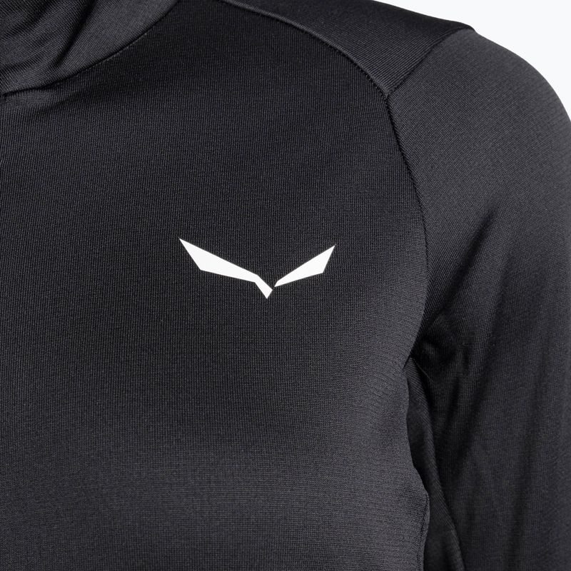 Salewa Puez PL Frauen Fleece-Sweatshirt schwarz aus 3