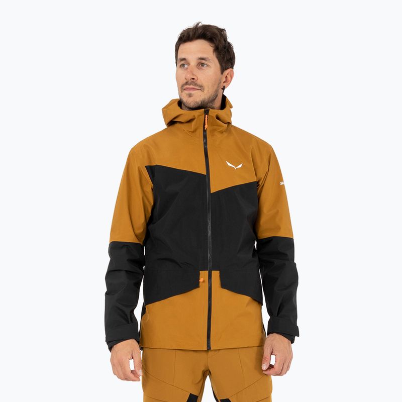 Salewa Puez GTX 2L Herren Regenjacke goldbraun