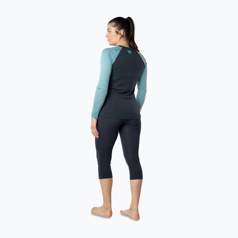 Thermoactives Longsleeve Damen DYNAFIT Tour Light Merino marine blue 4