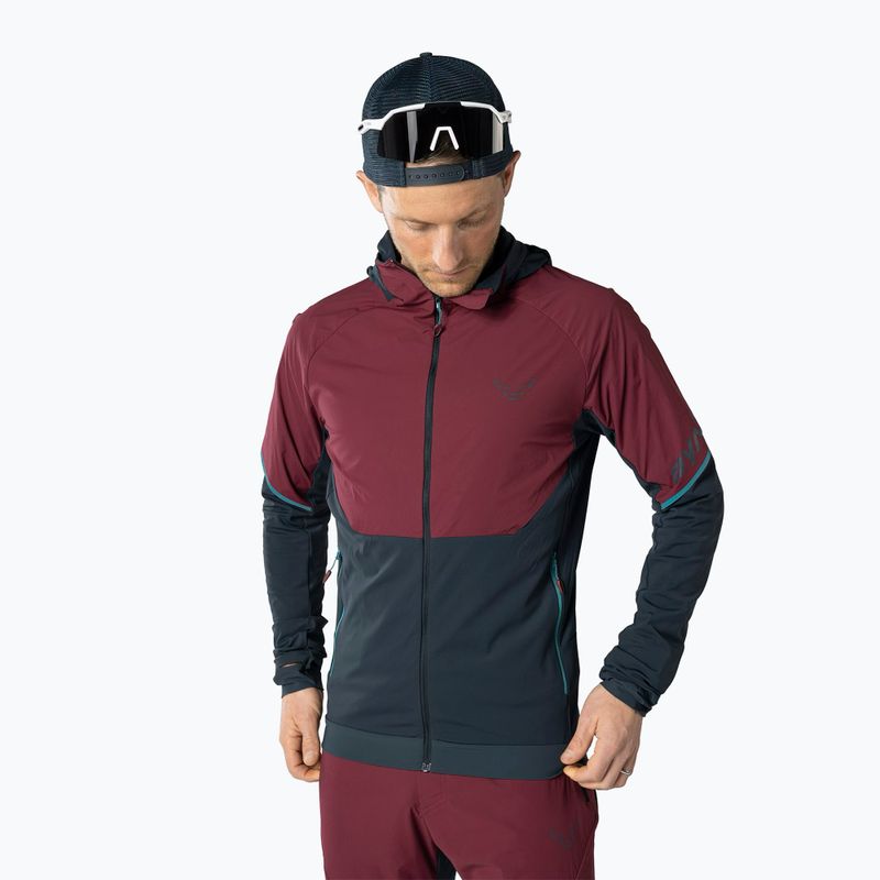 Laufjacke Herren DYNAFIT Alpine Hybrid burgundy