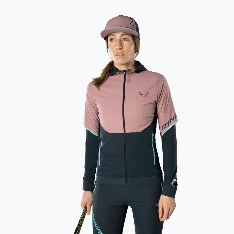 Laufjacke Damen DYNAFIT Alpine Hybrid mokarosa