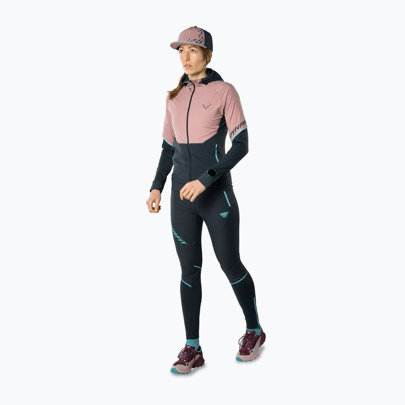 Laufjacke Damen DYNAFIT Alpine Hybrid mokarosa 2