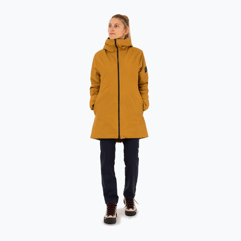Wintermantel Damen Salewa Fanes 2L PTX Paarka golden brown 2