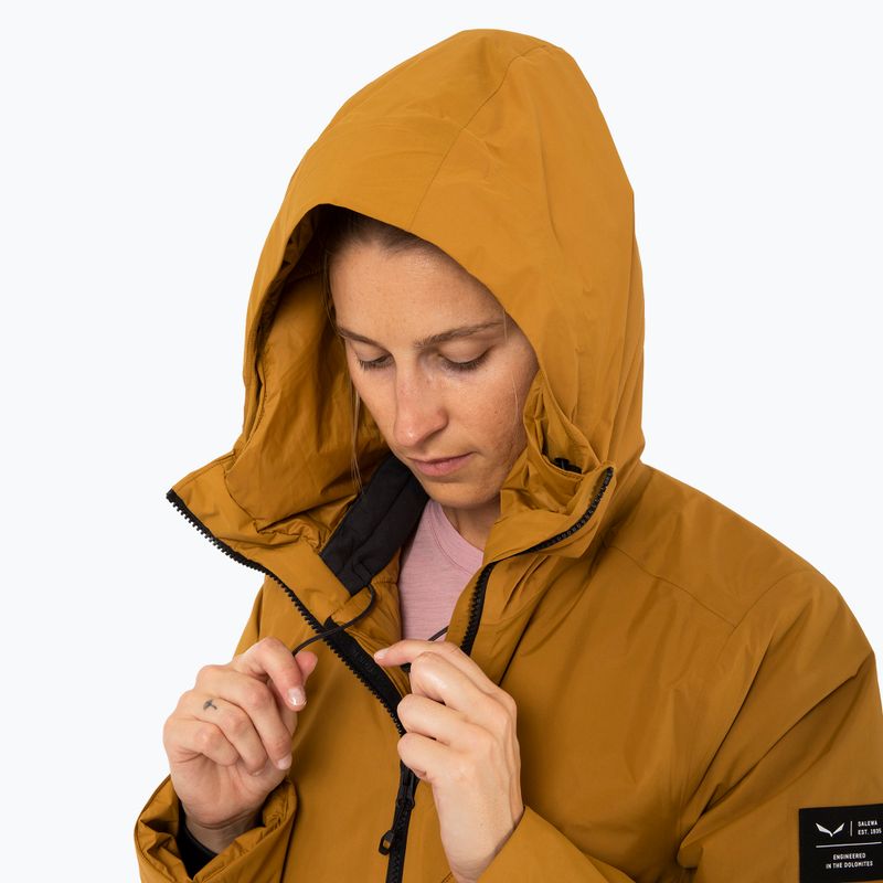 Wintermantel Damen Salewa Fanes 2L PTX Paarka golden brown 4
