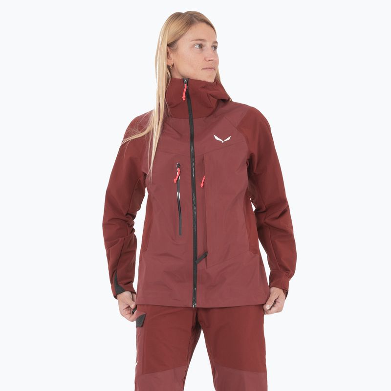 Softshell Jacke Damen Salewa Sella DST Hyb syrah