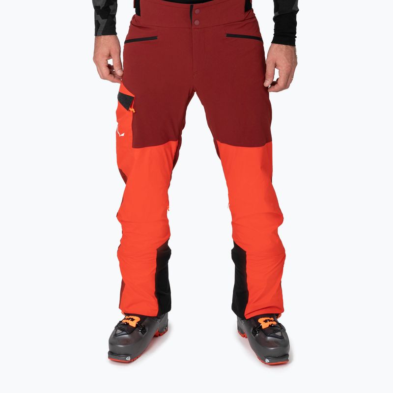 Herren Skihose Salewa Sella Dst Hyb syrah 2