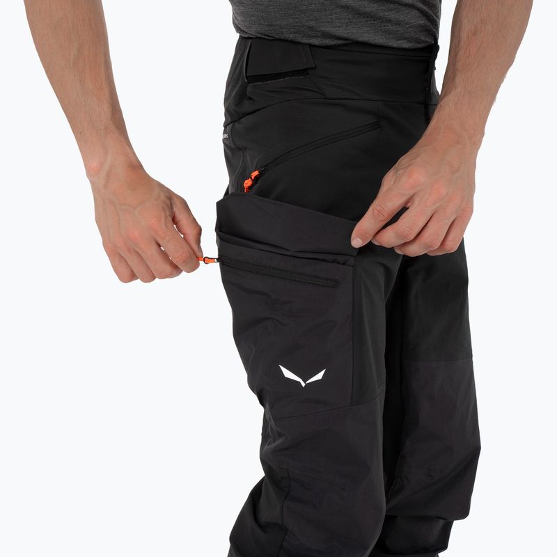 Herren Salewa Sella Dst Hyb Skihose schwarz out 4