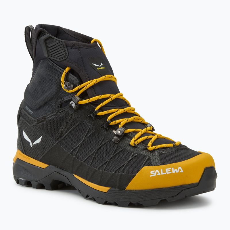 Herren-Trekkingstiefel Salewa Ortles Light Mid PTX gold/schwarz