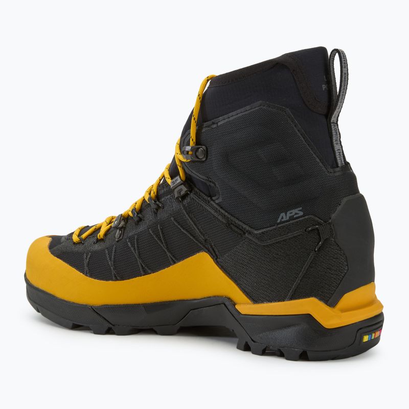 Herren-Trekkingstiefel Salewa Ortles Light Mid PTX gold/schwarz 3