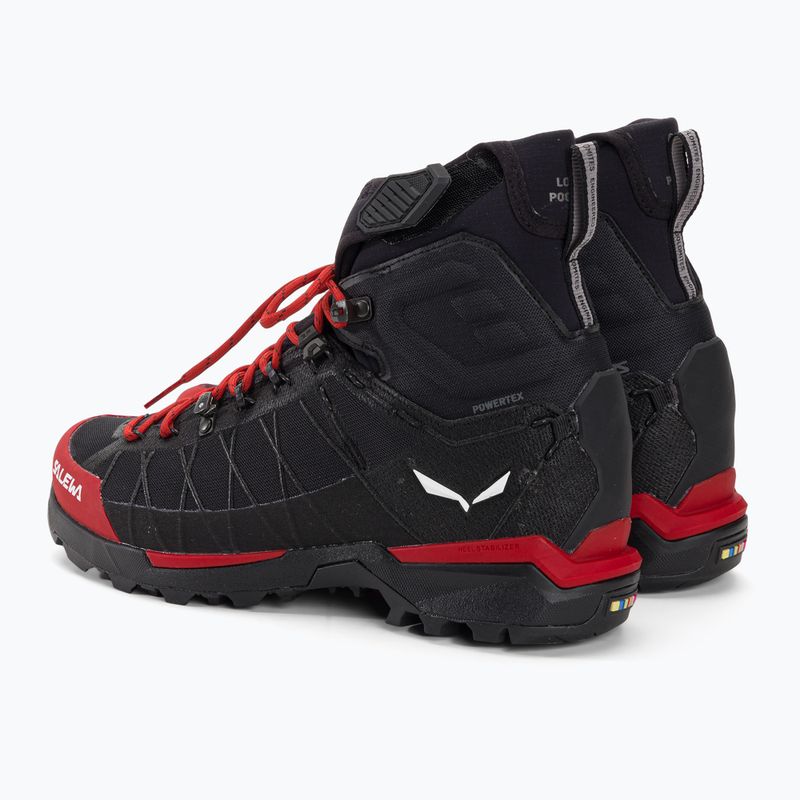 Herren-Trekkingstiefel Salewa Ortles Light Mid Ptx flamme/schwarz 3