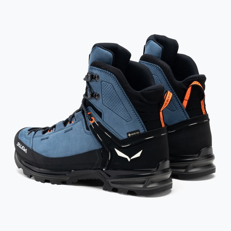 Herren-Trekkingstiefel Salewa MTN Trainer 2 Mid GTX java blau/schwarz 3