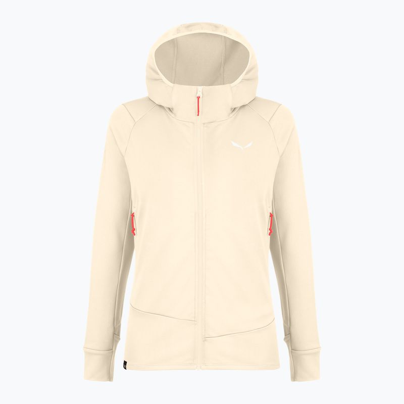 Trekking Sweatshirt Hoodie Damen Salewa Puez PL Hooded oatmeal