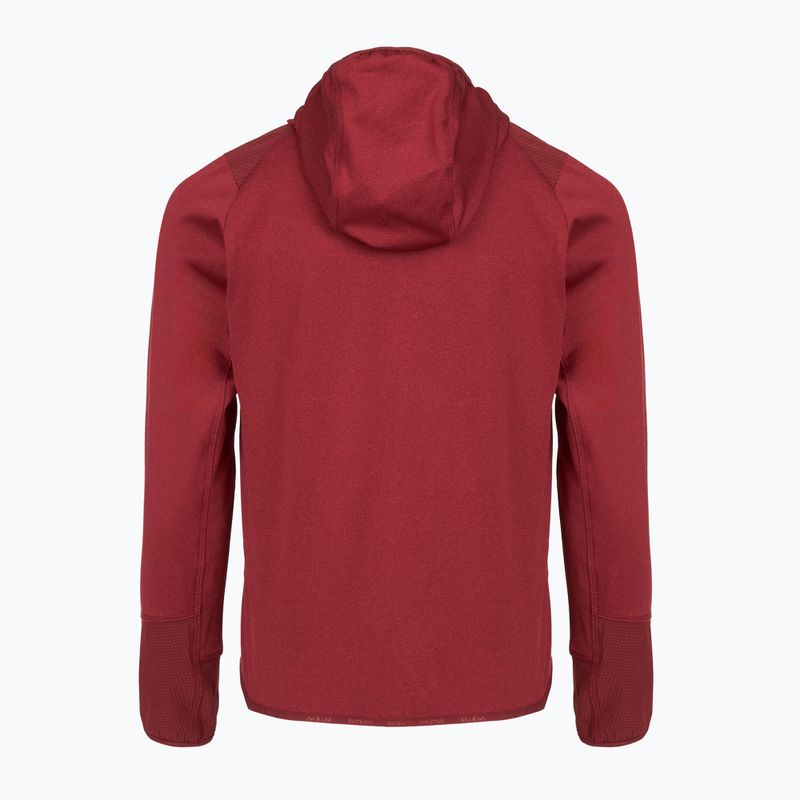 Trekking Sweatshirt Hoodie Kinder Salewa Agner Melange PL FZ Hoody syrah 2