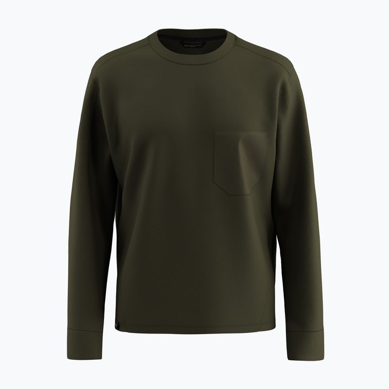 Herrenpullover Salewa Fanes Dry Pullover dunkeloliv 7